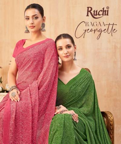 RAAG BY SR DESIGNER GEORGETTE SAREE WHOLESALER IN INDIA